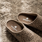 Cilla Wool Slippers, Leopard (8931545678111)