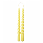 Twisted Candle 2-Pack, Light Yellow (9188447813919)