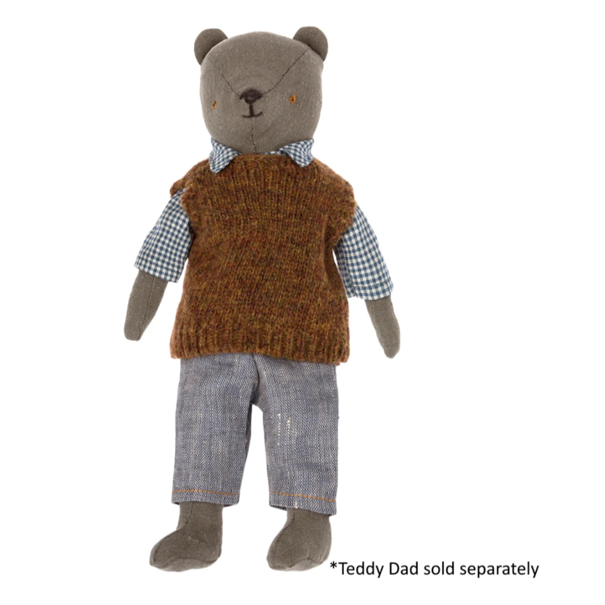 Maileg Teddy Dad Shirt, Slipover and Pants (9205392572703)