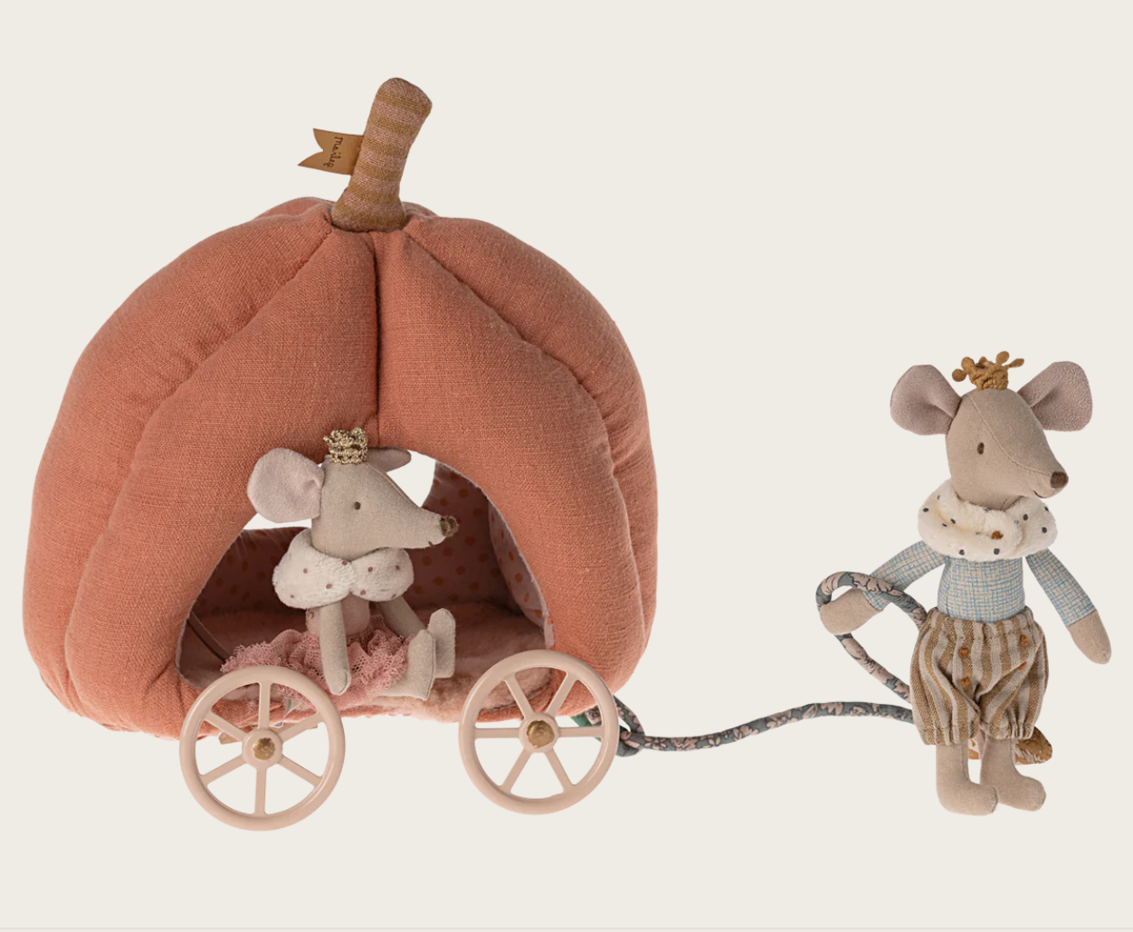 Maileg Pumpkin Carriage Mouse (9354534617375)