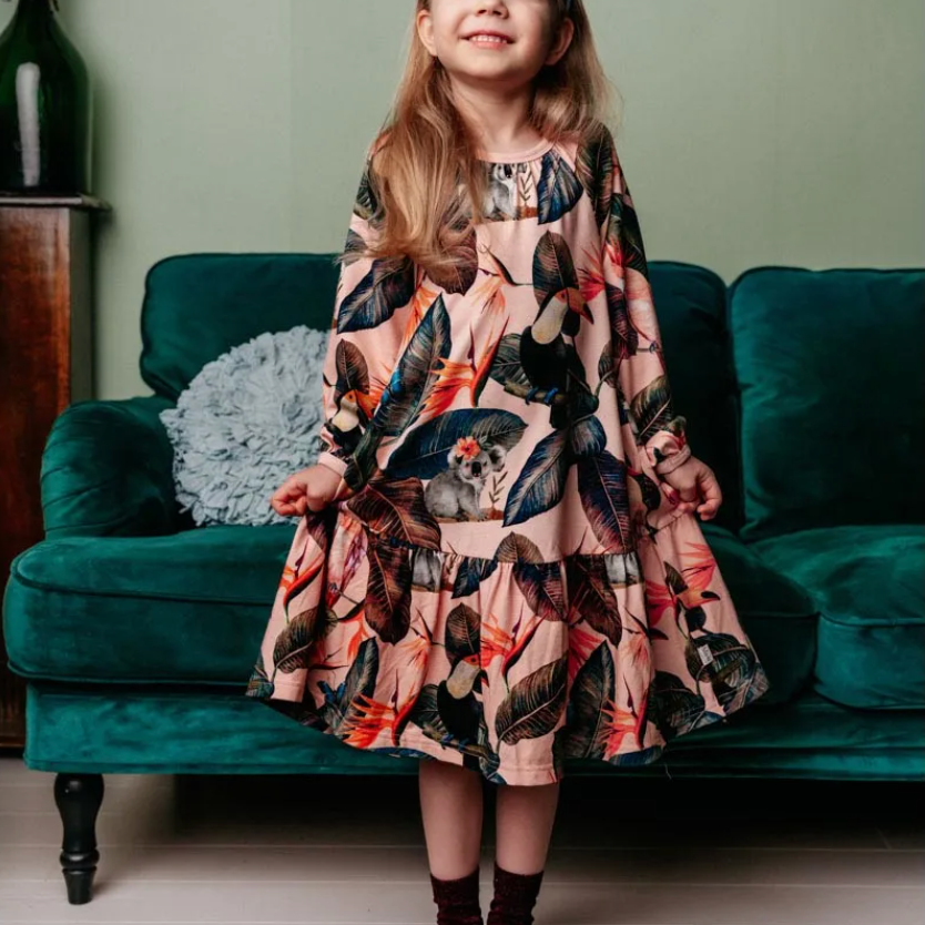 Paraiso Paradise Kids Dress Long Seleeve (9501467345183)