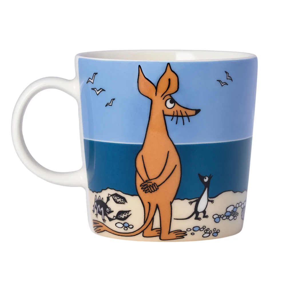 Moomin Mug by Arabia, Sniff Blue (9502991974687)