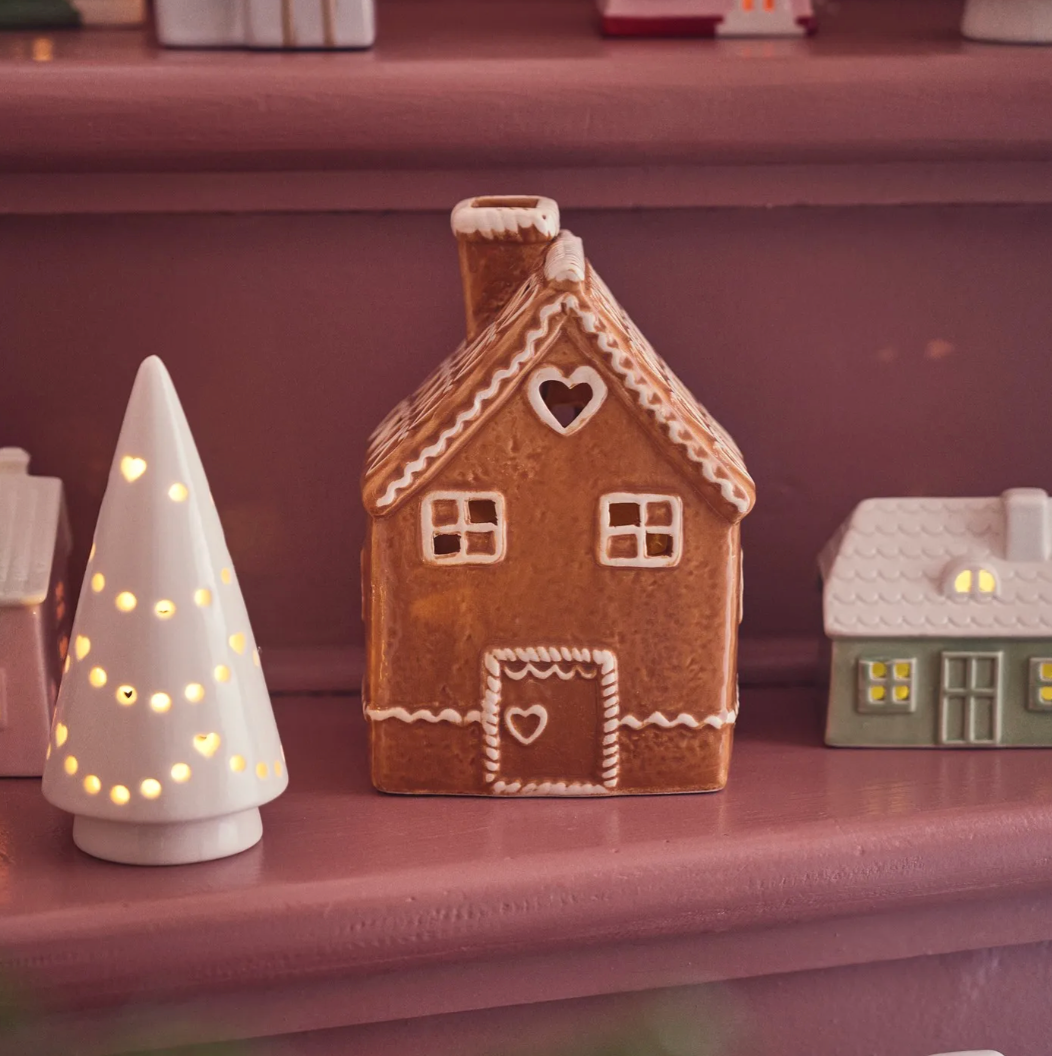 Gingerbread House with Led-Light (9561477251359)