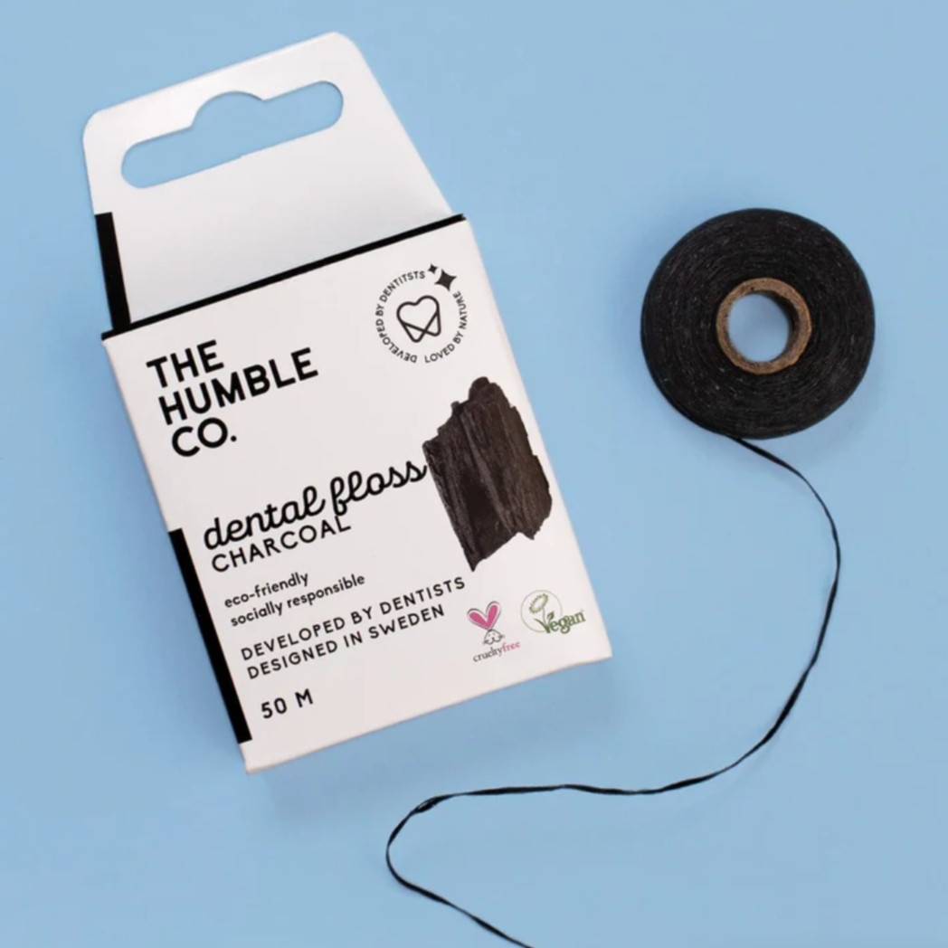 Dental Floss 50m, Charcoal (9805315997983)