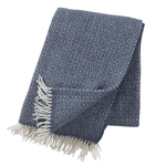 Klippan Stella 100% Wool Throw, Smokey Blue (9638437159199)