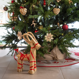 Traditional Nordic Christmas Straw Goat 35cm (9574618956063)