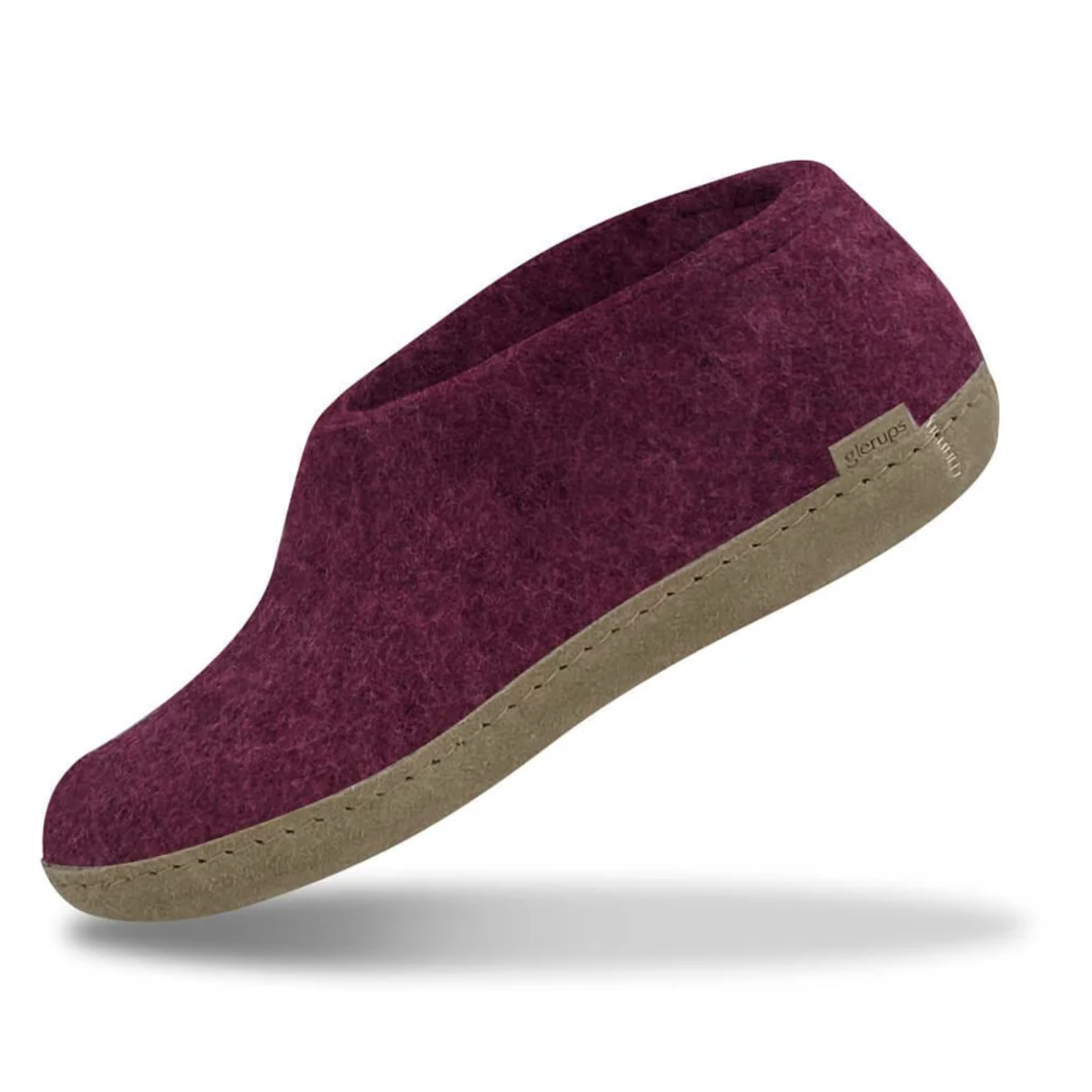 Glerups The Shoe Cranberry - Leather Sole (10106400768287)