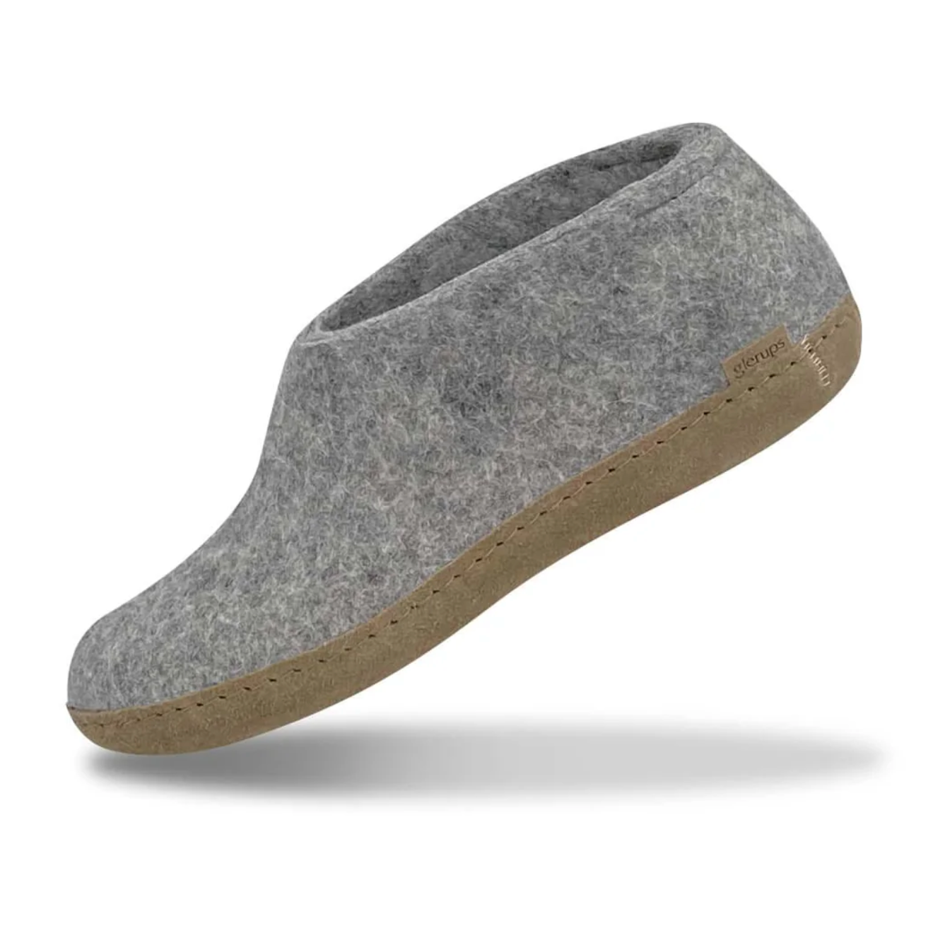 Glerups The Shoe Grey - Leather Sole (10106410991903)