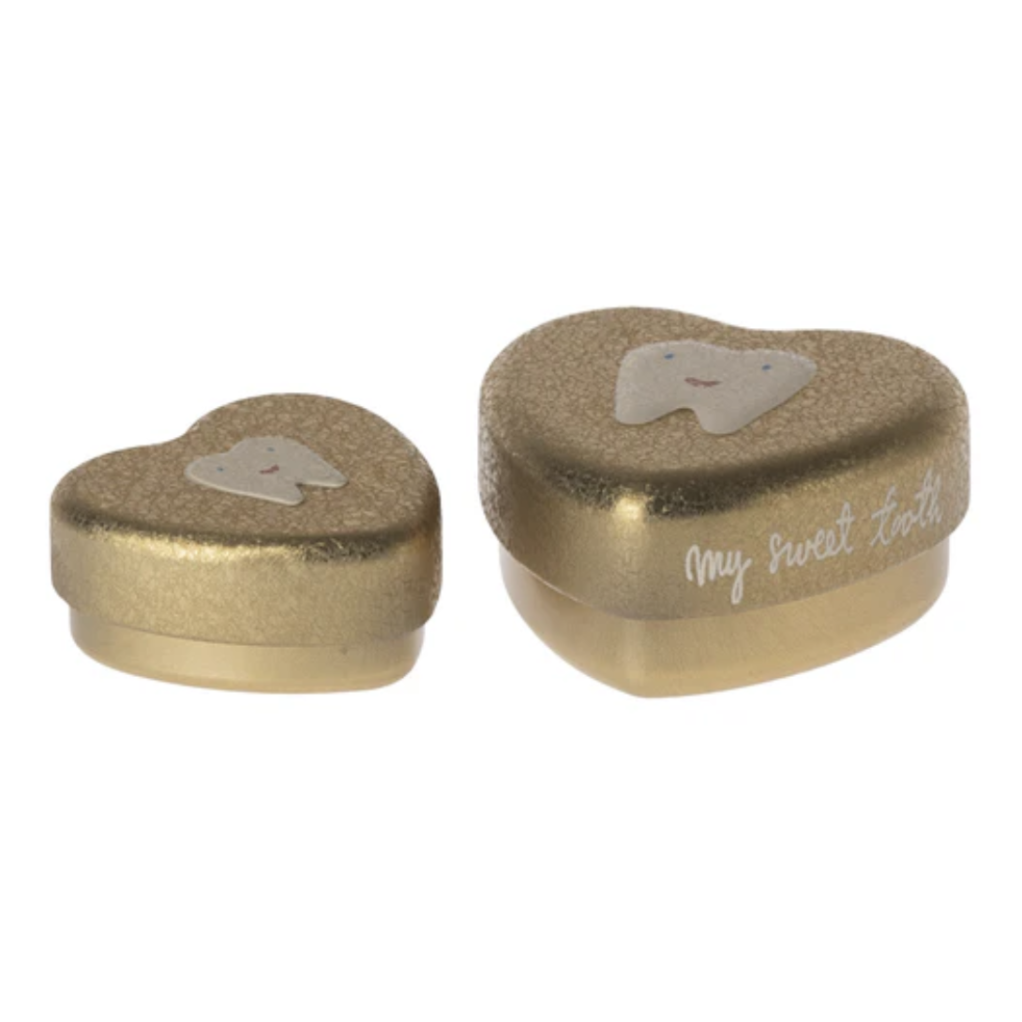 Maileg Tooth Box 2-Pack, Gold (9362271600927)