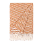 Tove 100% Wool Throw 130x200cm, Terracotta (9647191556383)