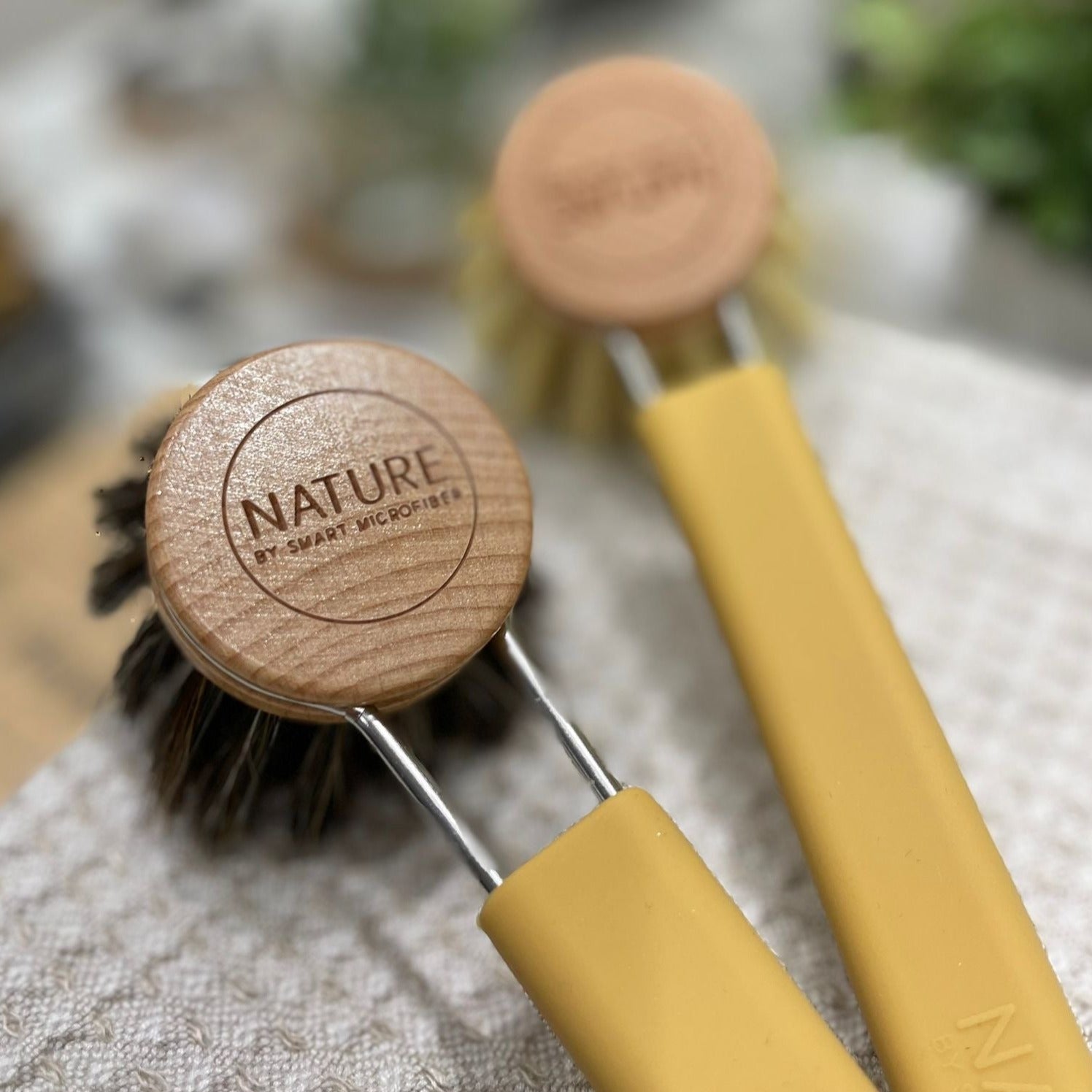 Smart Nature Dish Brush Tampico, Yellow (9203864699167)