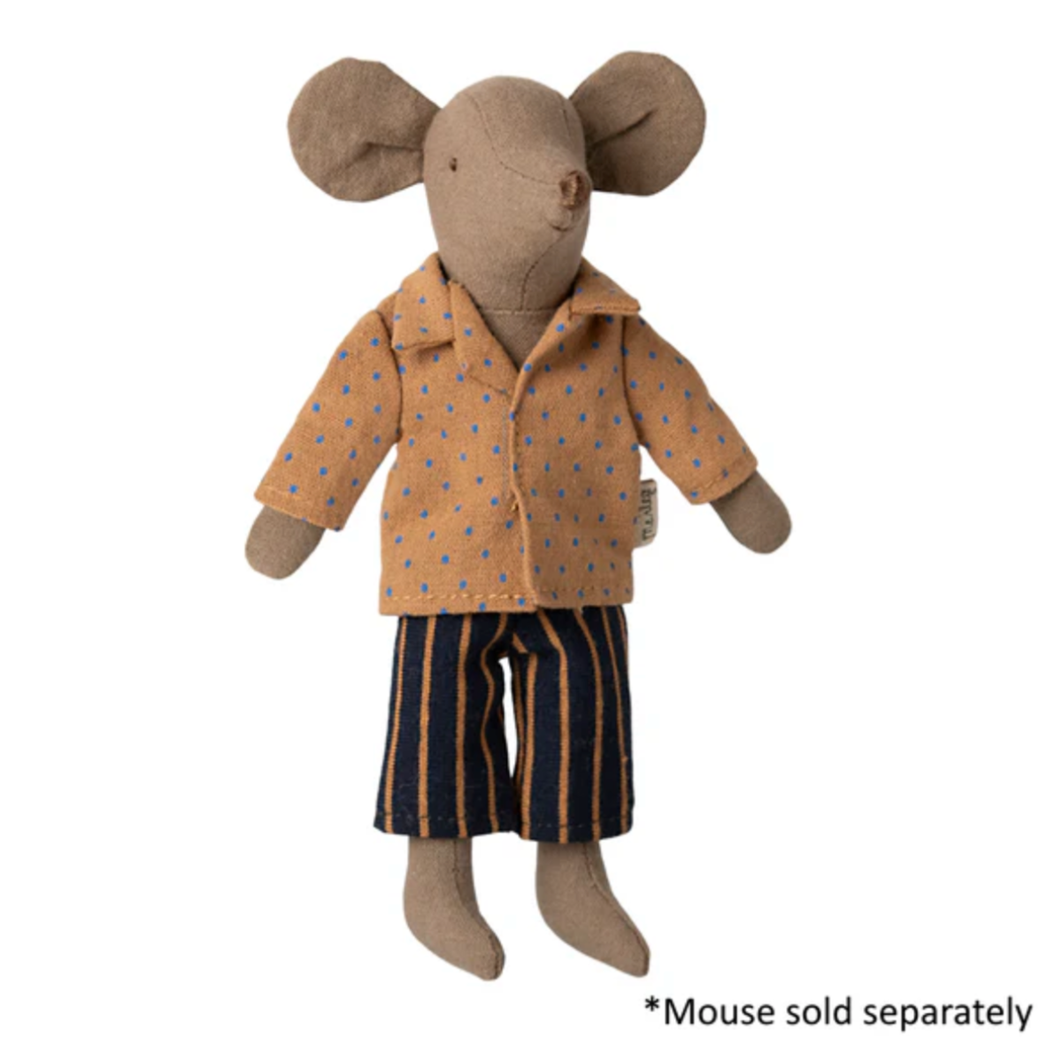 Maileg Shirt and Striped Pants Dad Mouse PRE-ORDER (10038959603999)