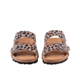 Cassandra Wool Blend Sandals, Leopard (10051372679455)