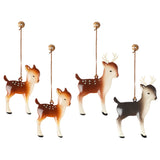 Maileg Reindeer Family, Metal Ornaments 4-Pack ETA October 2024 (9419391762719)