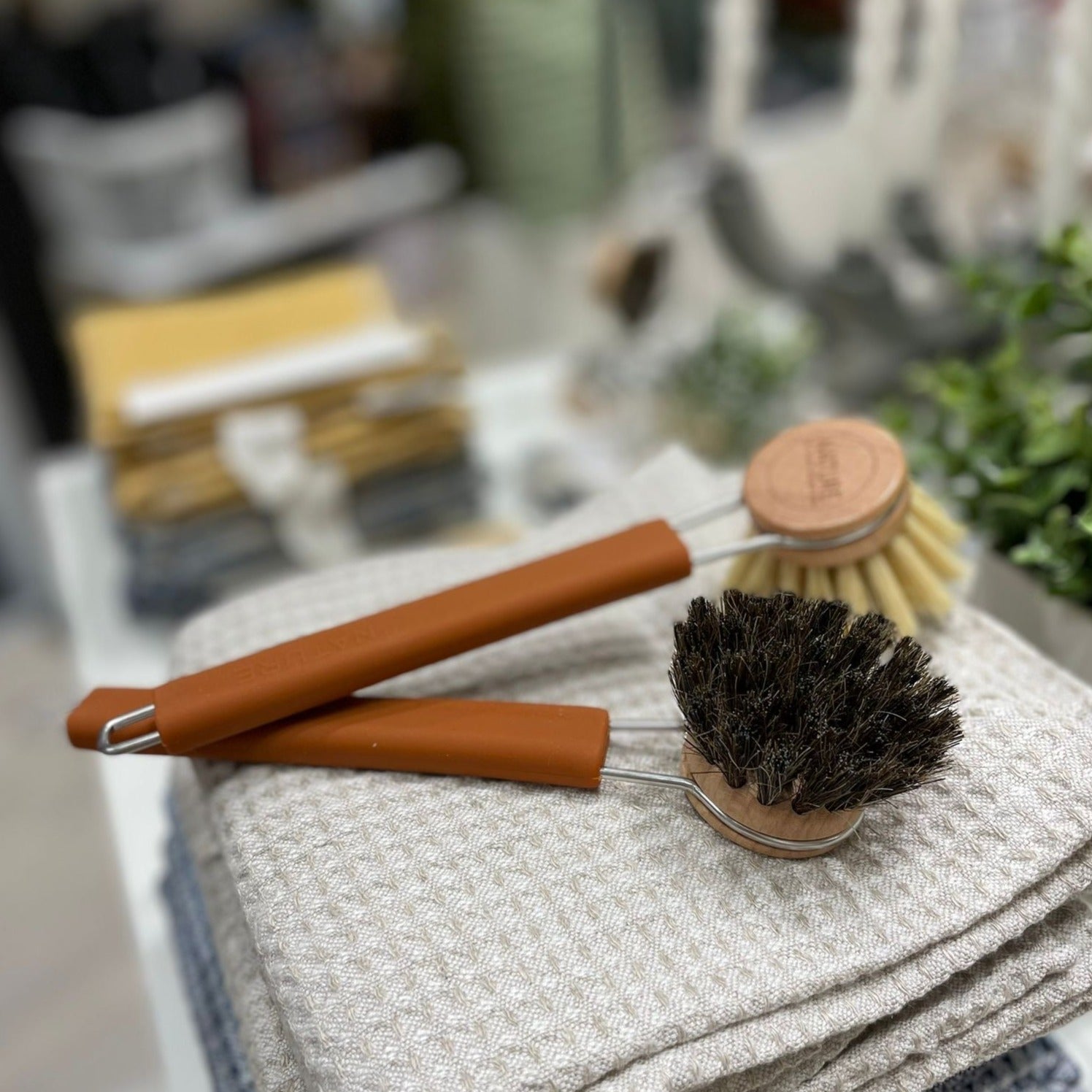 Smart Nature Dish Brush Horse Hair, Rust (9161414148383)