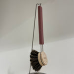 Smart Nature Dish Brush Horse Hair, Burgundy (9161356476703)