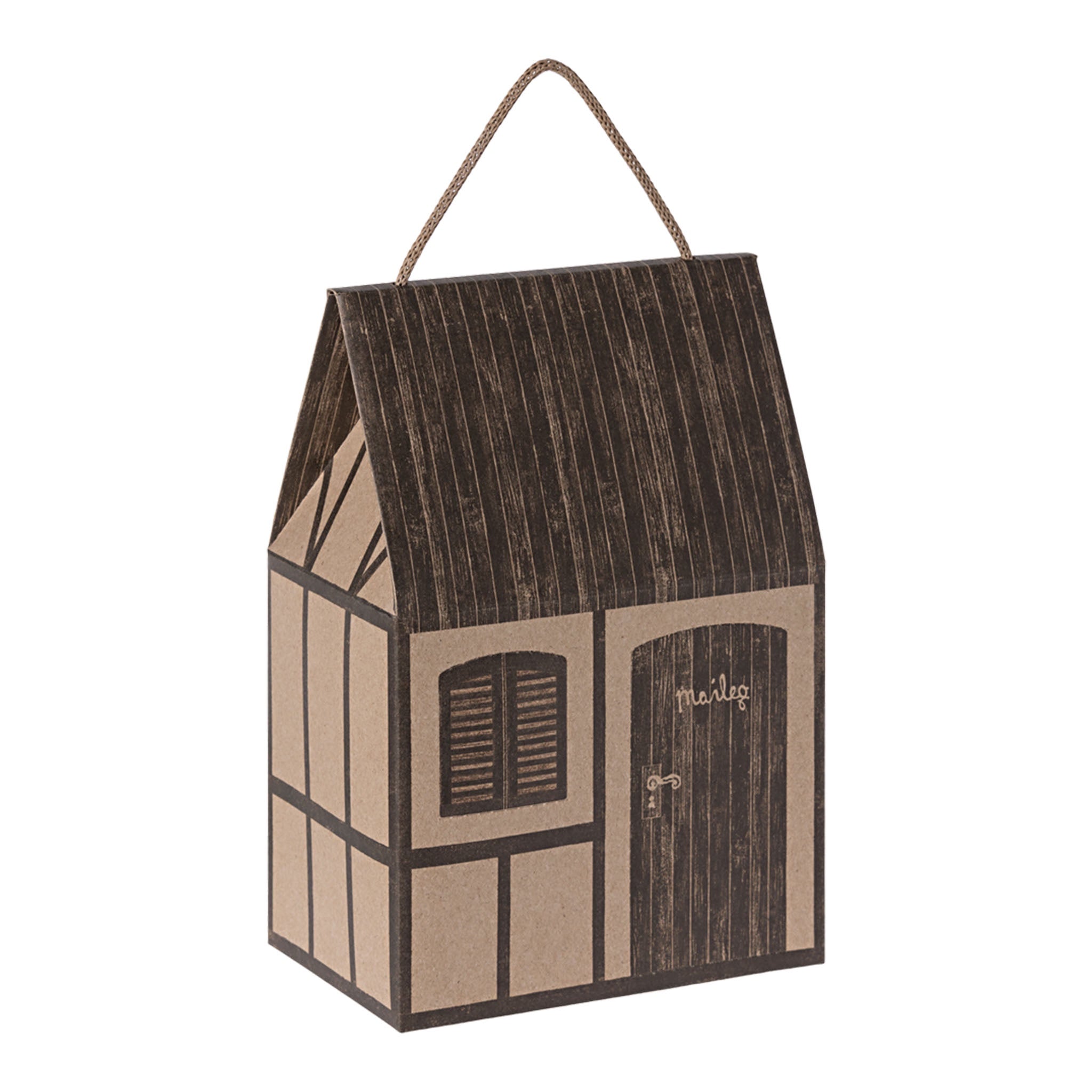 Maileg Farmhouse Gift Bag, Brown (9375336235295)