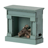 Maileg Miniature Fireplace, Vintage Blue (6797656719425)