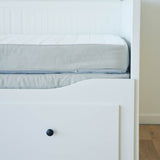 Ikea Hemnes Day-Bed with Storage including Asvang Mattress, 80x200cm x2. (8909035110687)
