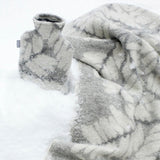 Verso Branch Wool Blanket 130x180cm, Grey-White (8709491491103)