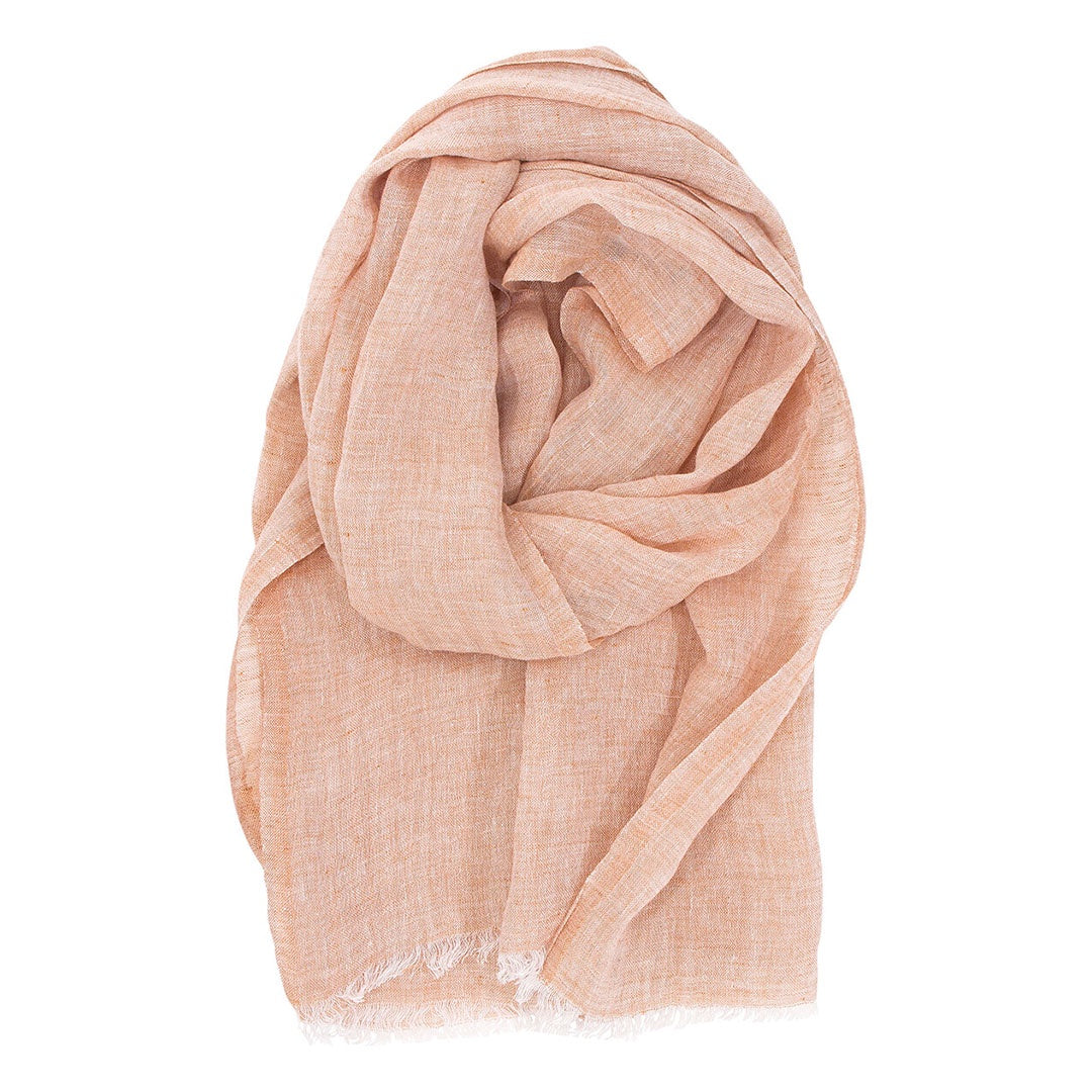 Favourite Lempi Washed Linen Scarf 70x200cm, Melange Cinnamon (9787674034463)