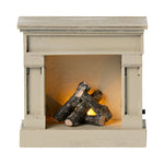 Maileg Miniature Fireplace, Off-White (6797656195137)