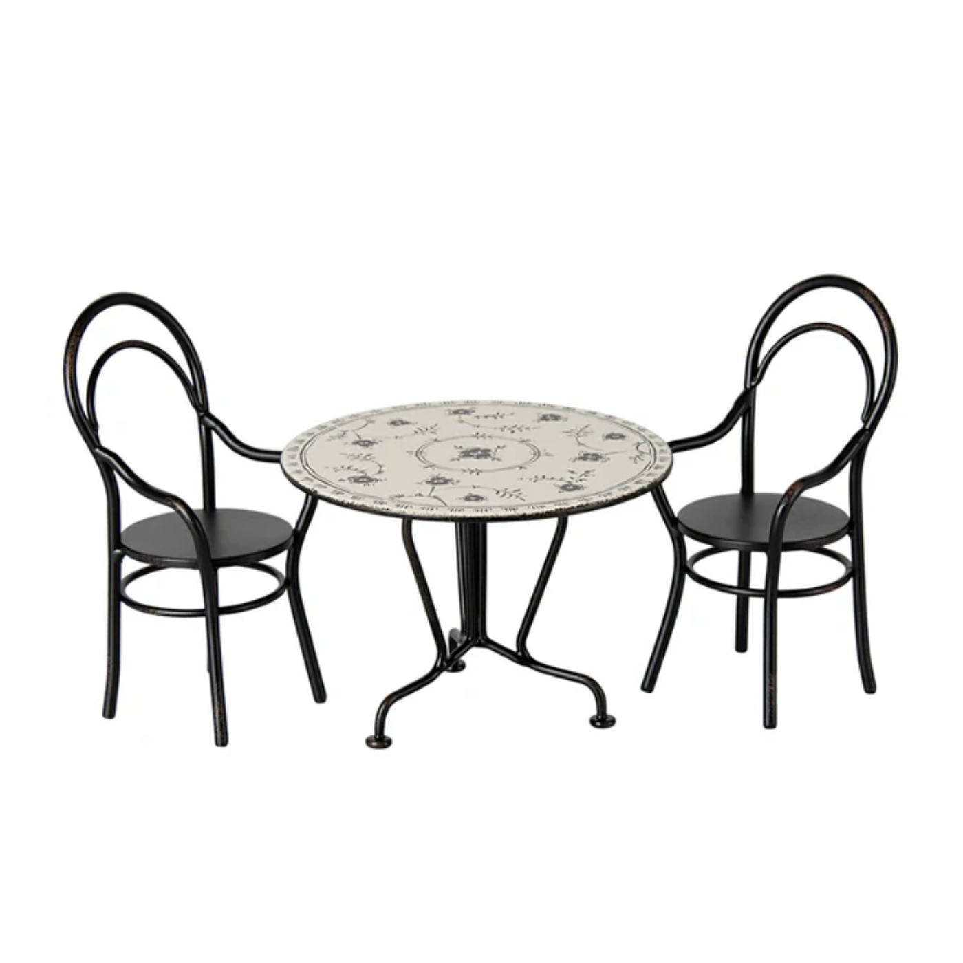 Maileg Dining Table Set with 2 Chairs Mini PRE-ORDER (10026273374495)