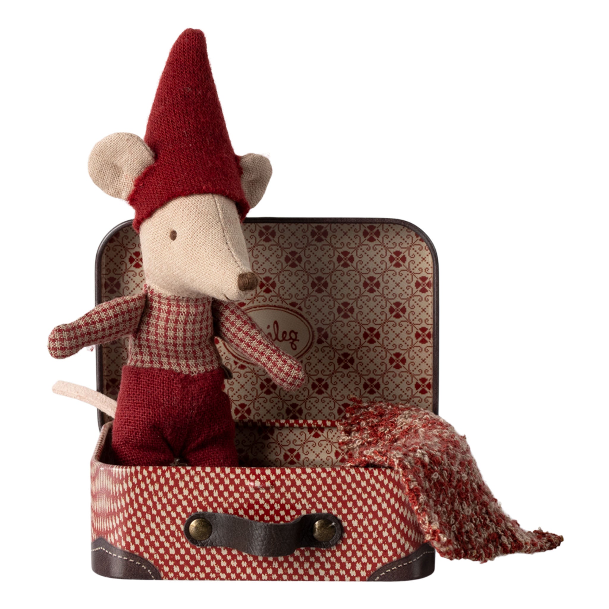 Maileg Christmas Mouse Baby in Suitcase ETA October 2024 (9378112373023)