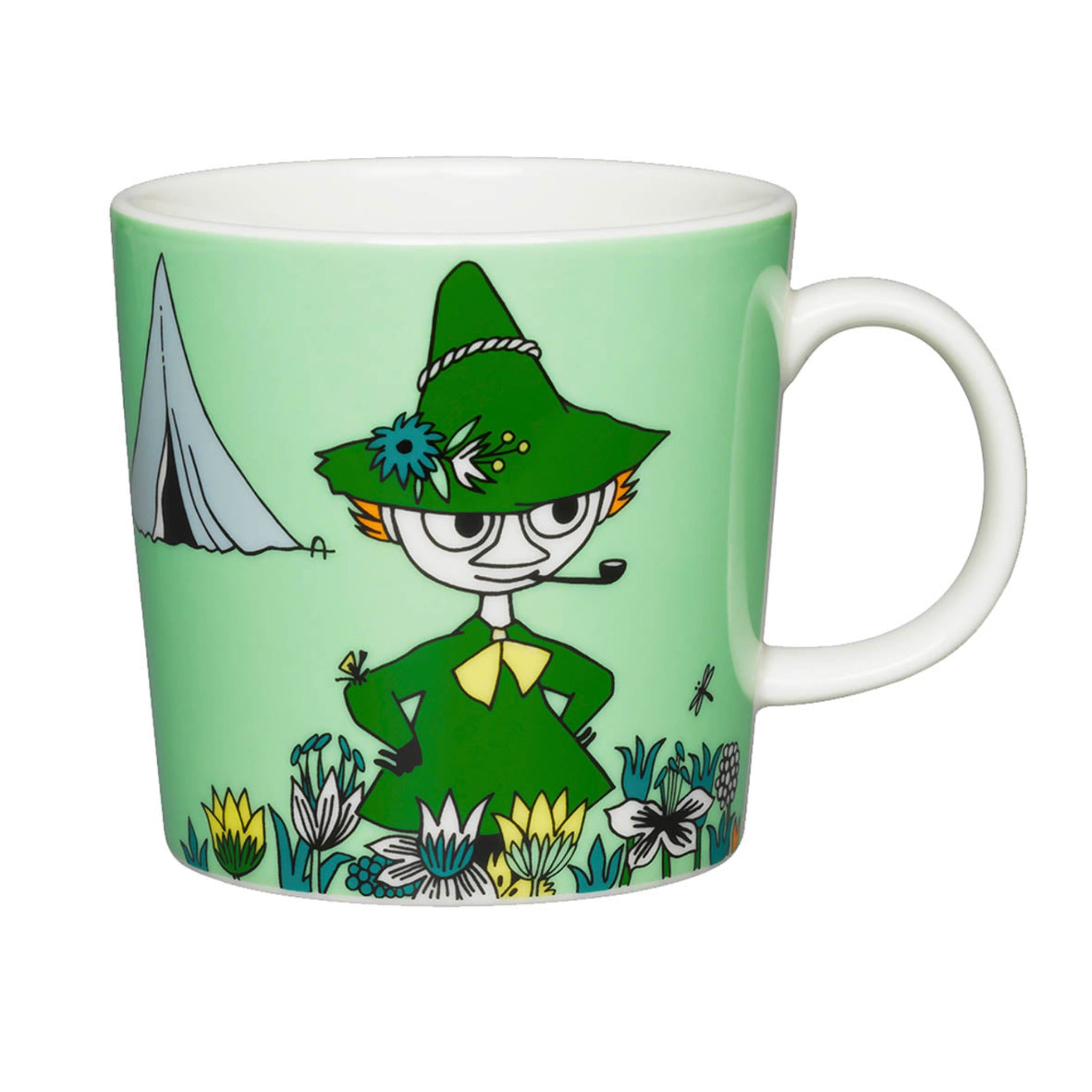 Moomin Mug by Arabia, Snufkin (4308174078017)