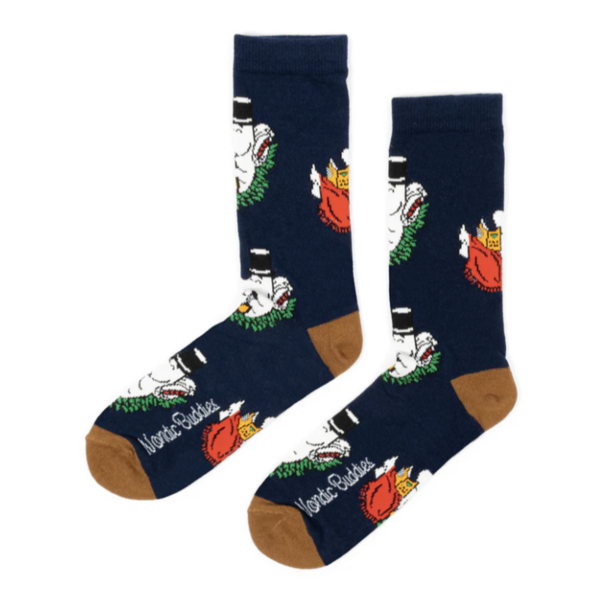 Moominpappa Chilling Men Socks, Navy – Nordic Chill