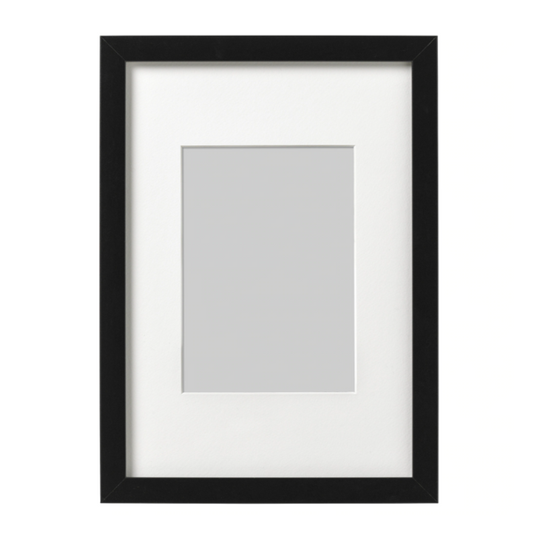 RIBBA Frame, Black, 30x40 cm, Fits A4 size pictures if used with the mount.  The mount enhances the picture and makes framing easy. : : Home  & Kitchen