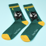 Stinky Retro Tennis Mens Socks, Green (6633405022273)