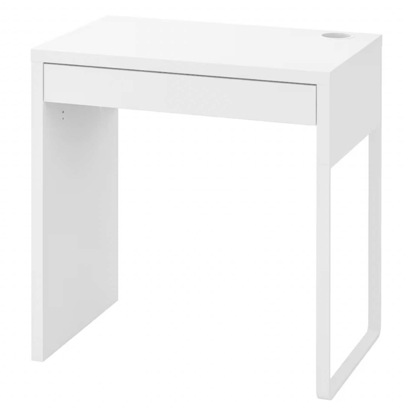 Ikea Micke Desk, 73x50cm, White – Nordic Chill