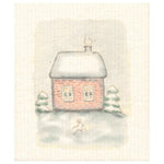 100% Biodegradable Dishcloth, Winterhouse with Bunny (8769828585759)